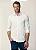 Camisa Slim Xadrez Masculina Individual Branco - Imagem 1
