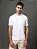 Camiseta Masculina Embossed Color Calvin Klein Branco - Imagem 5