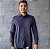 Camisa Aramis Slim Algodão Mini Xarez Damero Azul Marinho - Imagem 1