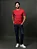Camiseta Masculina Algodão Egípcio Calvin Klein Vermelho - Imagem 4