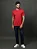 Camiseta Masculina Algodão Egípcio Calvin Klein Vermelho - Imagem 5