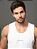 Regata Calvin Klein Jeans Masculina Logo Centralizado Branco - Imagem 2