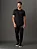 Camiseta Calvin Klein Masculina Meia Malha Logo Preto - Imagem 1