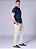 Calça Skinny Garbanne Algodão Egipcio Kaki Claro - Imagem 2