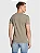 Camiseta Guess Masculina Bege Triangulo - Imagem 4