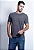 Camiseta Masculina Silk Relevo Guess Grafite - Imagem 3