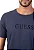 Camiseta Silk Relevo Guess Azul Escuro - Imagem 3