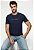 Camiseta Silk Relevo Guess Azul Escuro - Imagem 4