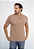 Polo Calvin Klein Slim Fit Logo Ck Caqui - Imagem 1