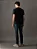 Camiseta Masculina Pima Manga Curta Calvin Klein Preto - Imagem 3
