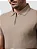 Polo Calvin Klein Masculina Slim Ziper Caqui Medio - Imagem 2
