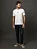 Camiseta Masculina Rubber Patch Calvin Klein Branco - Imagem 2