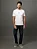 Camiseta Masculina Rubber Patch Calvin Klein Branco - Imagem 1