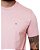 Camiseta Calvin Klein Masculina Meia Malha CK Rosa Claro - Imagem 2