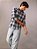 Camisa Calvin Klein Jeans Manga Longa Slim Heather Cheack - Imagem 3