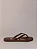 Chinelo Calvin Klein Jeans Logo Corrido Ck Marrom - Imagem 1