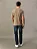 Camiseta Manga Curta Calvin Klein Jeans Masculino Omega Caqui Medio - Imagem 4