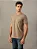 Camiseta Manga Curta Calvin Klein Jeans Masculino Omega Caqui Medio - Imagem 1