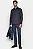 Camisa Manga Longa Slim em Tricoline Stretch Liso Marinho Escuro - Imagem 2
