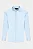 Camisa Aramis Manga Longa Slim em Tricoline Stretch Liso Azul Claro - Imagem 1