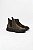 Bota Masculina Chelsea Couro Camurça Verde Militar Garbanne Solado Alto 4cm - Imagem 1