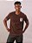 Camiseta Calvin Klein Masculina Tress Marrom - Imagem 1