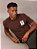 Camiseta Calvin Klein Masculina Tress Marrom - Imagem 3