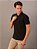 Polo Calvin Klein Slim Recorte Logo Ombro Preto - Imagem 5