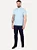Polo Tommy Hilfiger Masculina Regular Piquet 1985 Azul Céu - Imagem 3
