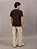 Camiseta Calvin Klein Logo Leather Preto - Imagem 4