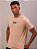 Camiseta Calvin Klein Masculina Logo CKJ Leather Caqui Medio - Imagem 4