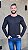Sueter Masculino Garbanne Preto - Imagem 1
