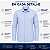 Camisa Aramis Slim 100% Algodão Social Manga Longa Premium - Imagem 3