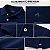 Camisa Polo Aramis Masculina Azul - Imagem 6