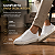 Tênis Elegante Conforto Premium Couro Legítimo Branco - Imagem 4