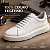 Tênis Elegante Conforto Premium Couro Legítimo Branco - Imagem 5