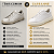 Tênis Elegante Conforto Premium Couro Legítimo Branco - Imagem 9