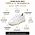 Tênis Elegante Conforto Premium Couro Legítimo Branco - Imagem 8