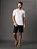 Camiseta Masculina de Algodão Básica No Peito Calvin Klein Jeans Branco - Imagem 5