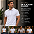 Camisa Polo Docthos Manga Curta Slim Piquet Branco - Imagem 6
