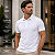 Camisa Polo Docthos Manga Curta Slim Piquet Branco - Imagem 2
