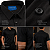 Camisa Docthos Slim Manga Curta Preta Bambu Original Confort - Imagem 3