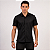 Camisa Docthos Slim Manga Curta Preta Bambu Original Confort - Imagem 1