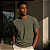 Camiseta Masculina Aramis Pima Premium Verde Original - Imagem 2