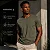 Camiseta Masculina Aramis Pima Premium Verde Original - Imagem 5