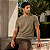 Camiseta Masculina Aramis Logo Bordado Bege - Imagem 1