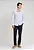 CAMISA DOCTHOS SLIM MANGA LONGA REPELENTE A LIQUIDO MICRO XADREZ BRANCO - Imagem 2