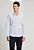 CAMISA DOCTHOS SLIM MANGA LONGA REPELENTE A LIQUIDO MICRO XADREZ BRANCO - Imagem 1