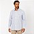 Camisa Individual Xadrez Manga Longa Plus Size Reta Confort - Imagem 4