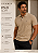 Camisa Polo Aramis Slim Logo Bordado Deserto - Imagem 5